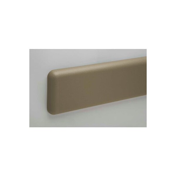 Pawling WG-6CP-12-21 PETG Crash-Rail-Type Wall Guard, 12' x 1" x 6"